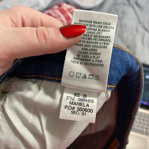 NWT Joe’s Mariela Mid Rise Raw Hem Button Fly Cut-Off Jean Shorts - Picture 11 of 11